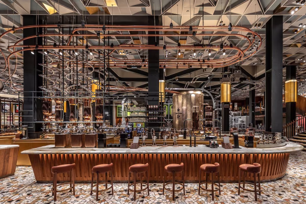 Starbucks Reserve in Milano - die Systemgastronomie ist auch in historischen Gebäuden an zentralen Lagen angekommen